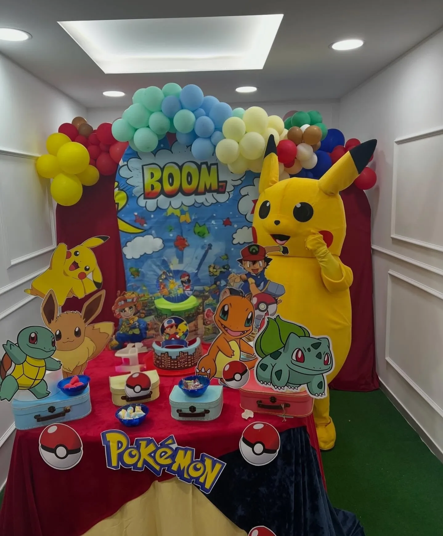 Allestimento autentico a tema Pokémon