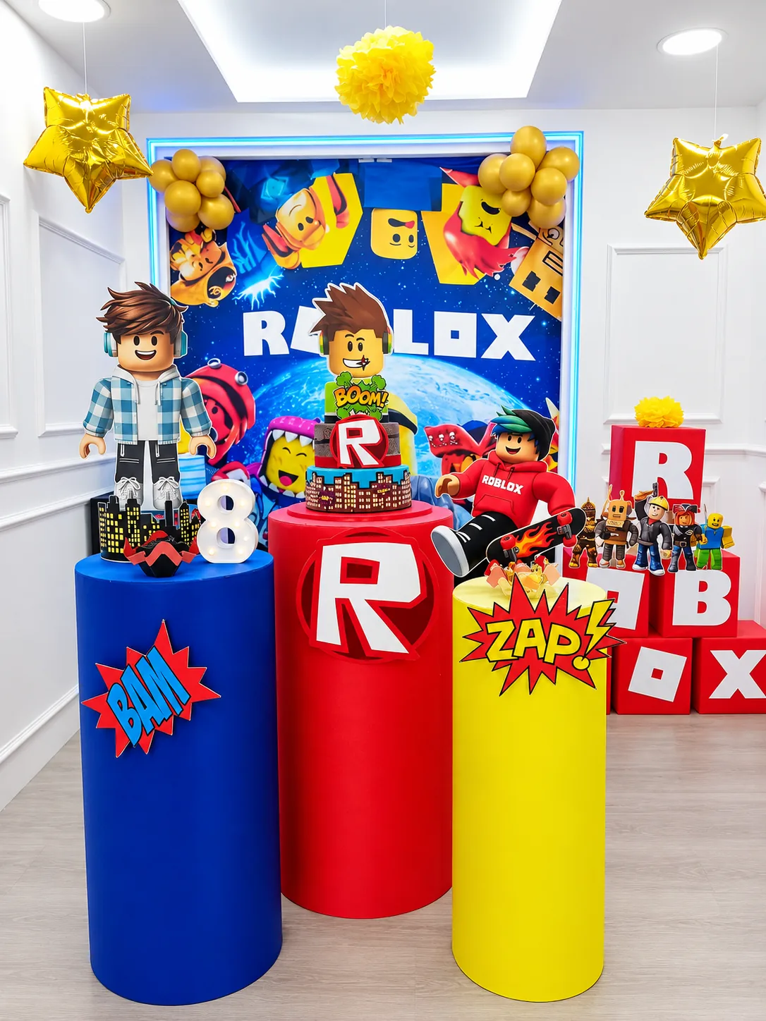 Allestimento autentico a tema Roblox
