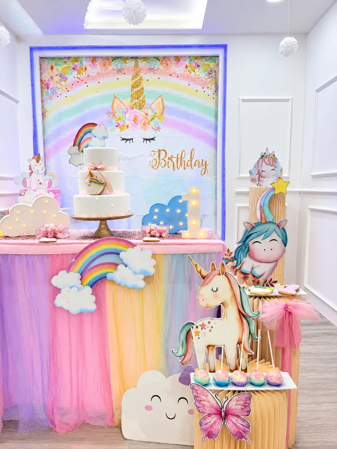 Allestimento autentico a tema Unicorno