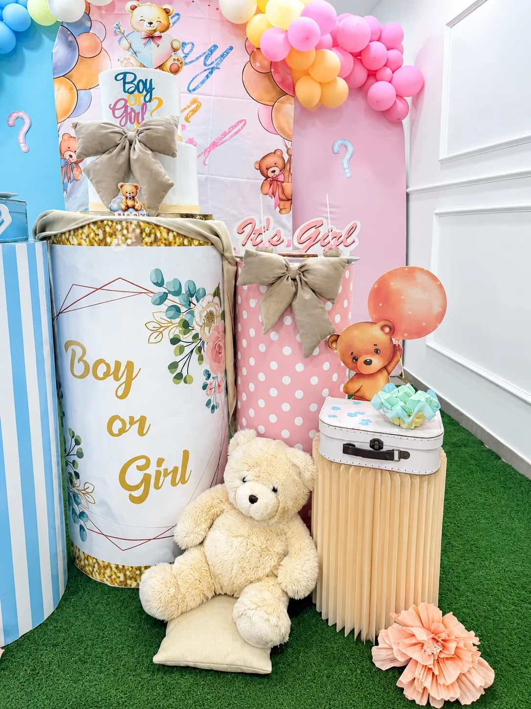 Dettagli pastello per un gender reveal