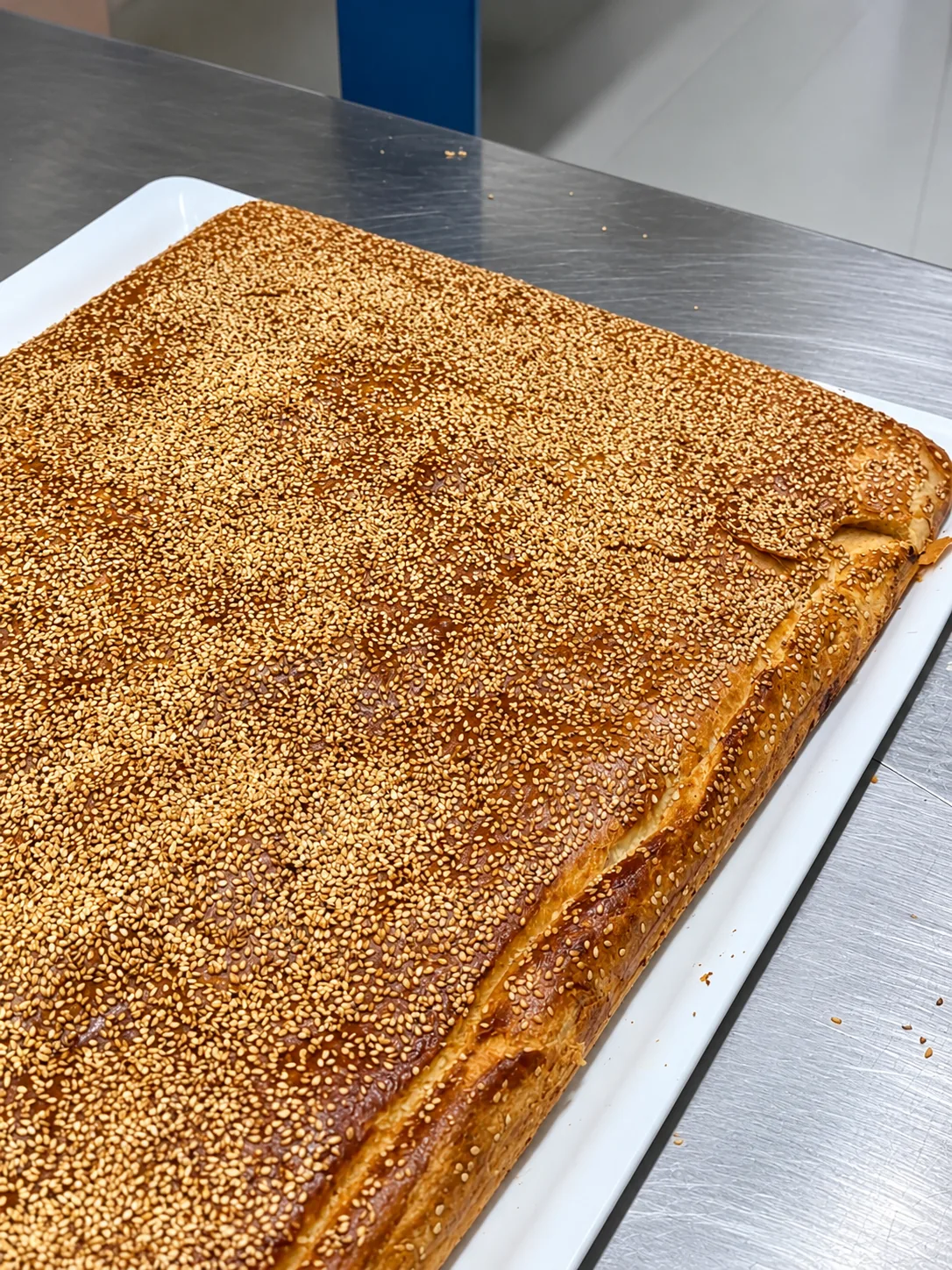 La mattonella, specialità salata segnalata dal proprietario